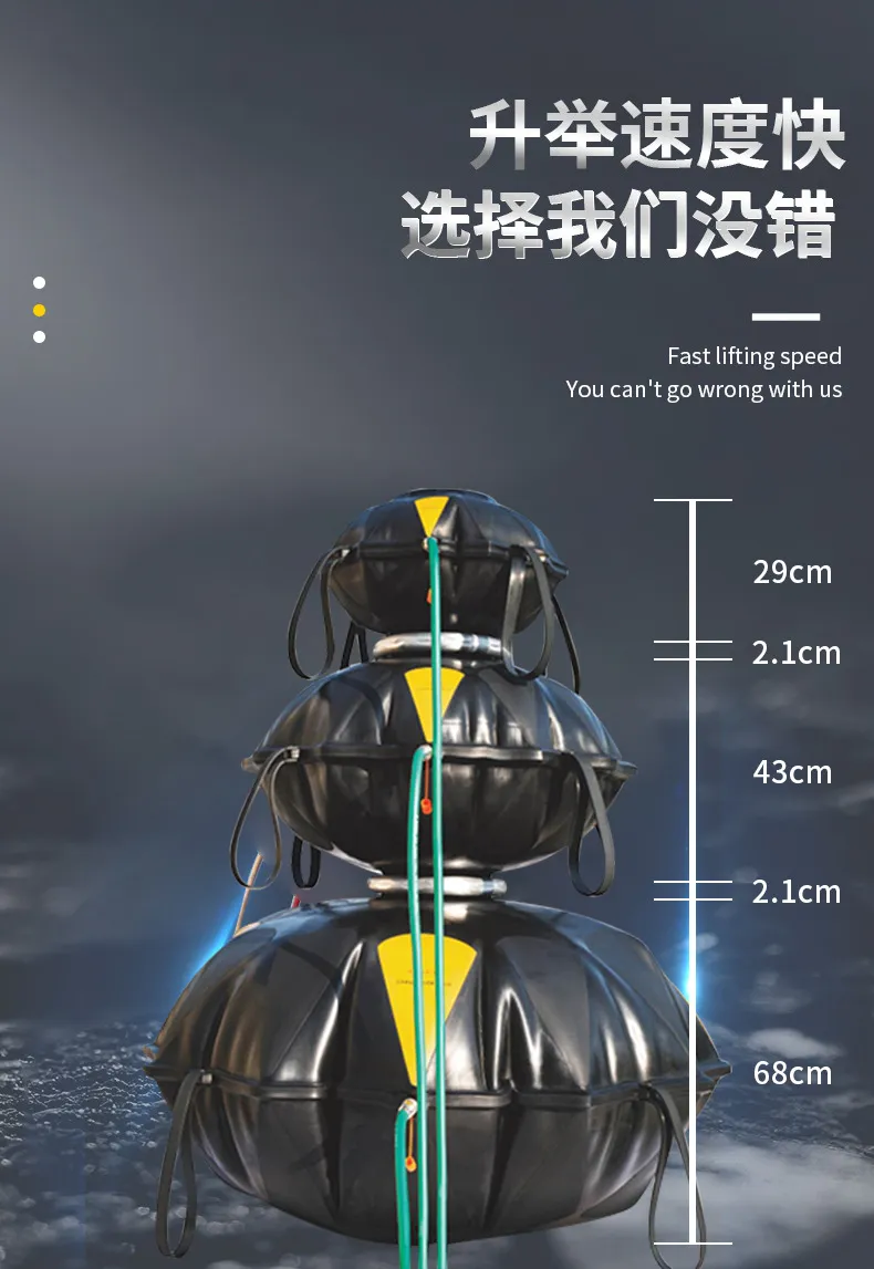 秒速抬升！球型起重气垫：破拆救援的“生命支点”！(图3)